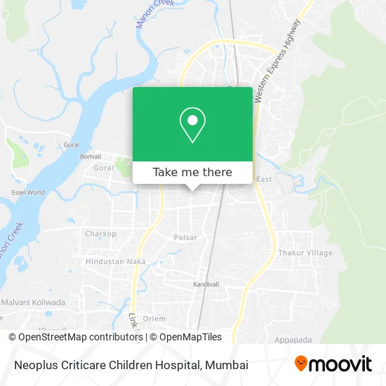 Neoplus Criticare Children Hospital map