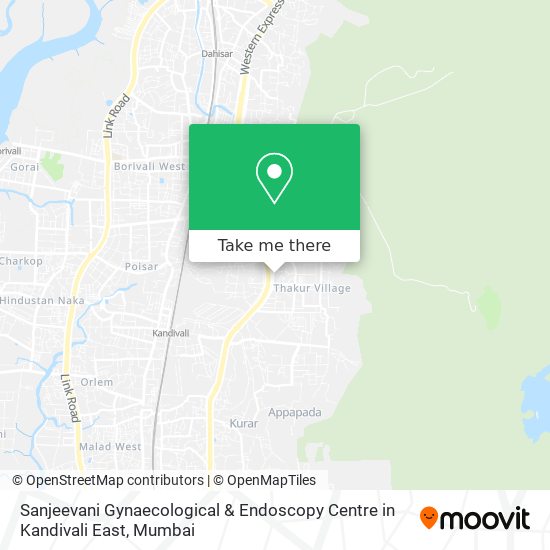 Sanjeevani Gynaecological & Endoscopy Centre in Kandivali East map