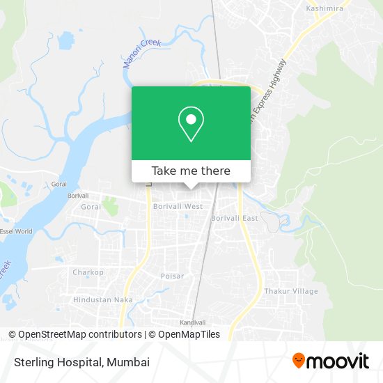 Sterling Hospital map