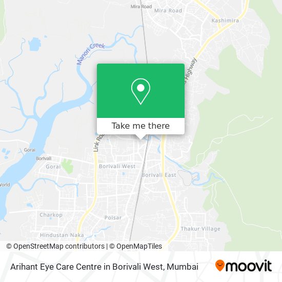 Arihant Eye Care Centre in Borivali West map