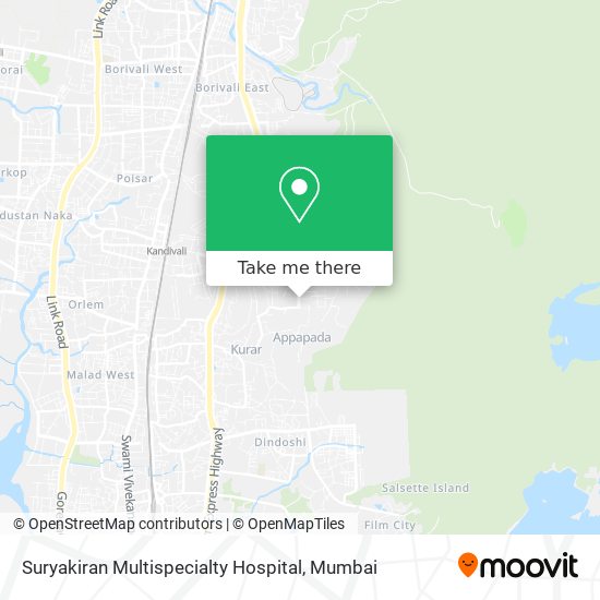 Suryakiran Multispecialty Hospital map