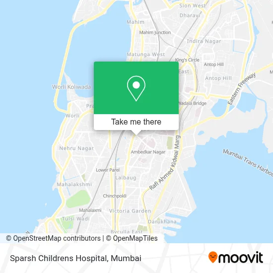 Sparsh Childrens Hospital map