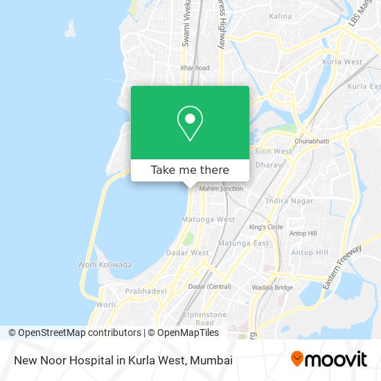 New Noor Hospital in Kurla West map