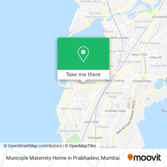 Municiple Maternity Home in Prabhadevi map