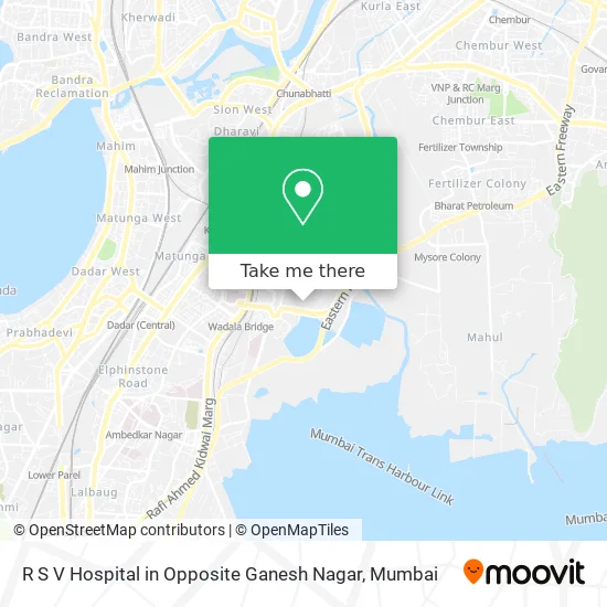 R S V Hospital in Opposite Ganesh Nagar map