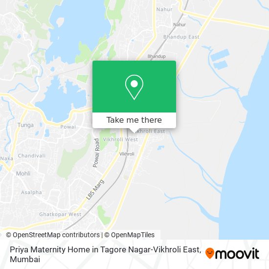 Priya Maternity Home in Tagore Nagar-Vikhroli East map