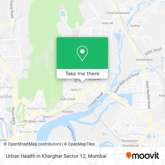 Urban Health in Kharghar Sector 12 map