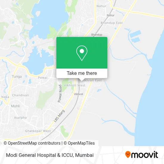 Modi General Hospital & Iccu map