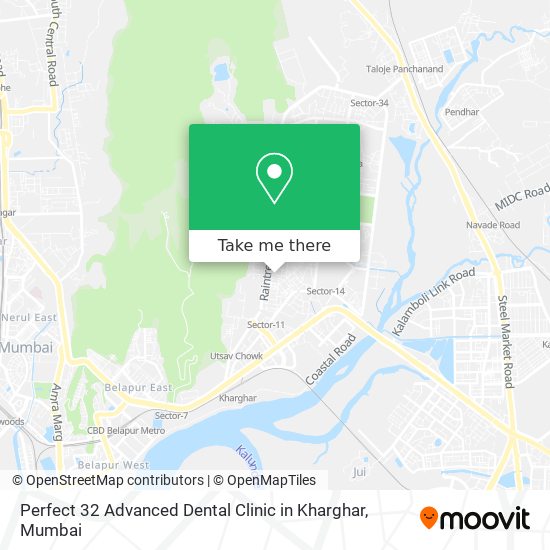 Perfect 32 Advanced Dental Clinic in Kharghar map