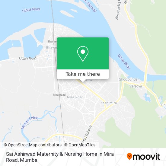 Sai Ashirwad Maternity & Nursing Home in Mira Road map