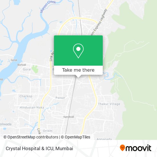 Crystal Hospital & ICU map