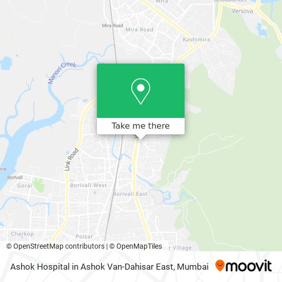 Ashok Hospital in Ashok Van-Dahisar East map