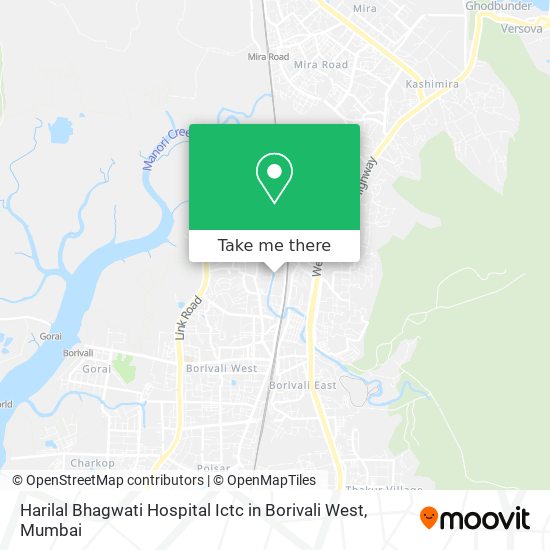 Harilal Bhagwati Hospital Ictc in Borivali West map
