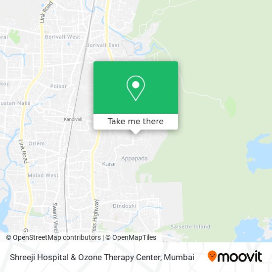 Shreeji Hospital & Ozone Therapy Center map
