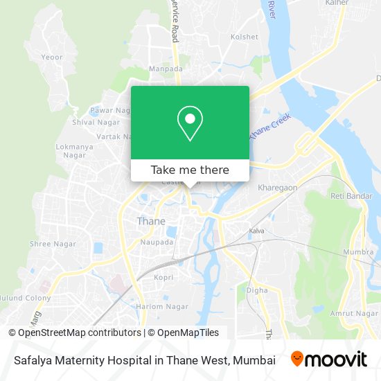 Safalya Maternity Hospital in Thane West map