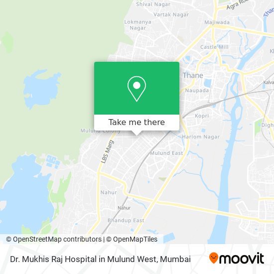 Dr. Mukhis Raj Hospital in Mulund West map