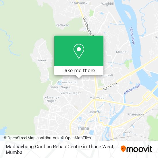 Madhavbaug Cardiac Rehab Centre in Thane West map