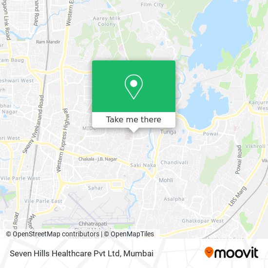 Seven Hills Healthcare Pvt Ltd map