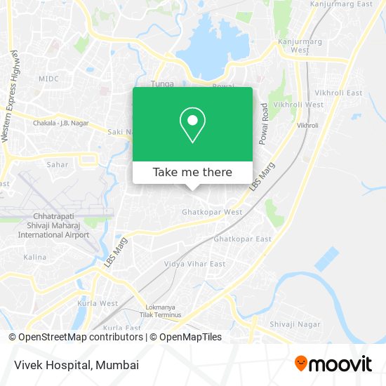 Vivek Hospital map