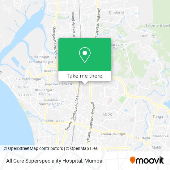 All Cure Superspeciality Hospital map