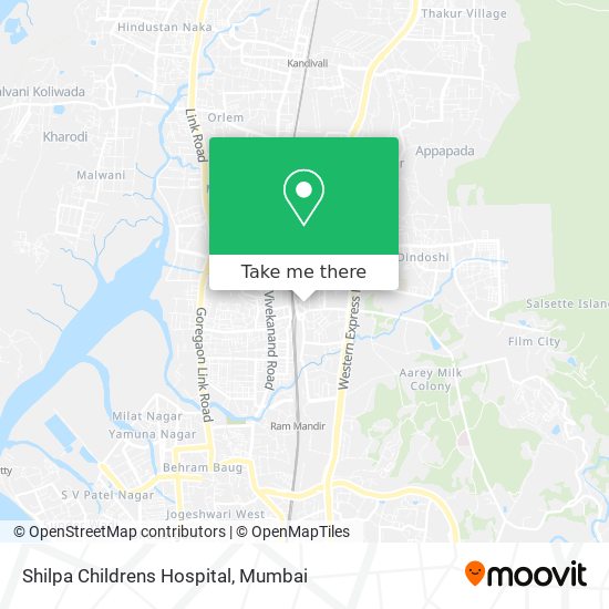 Shilpa Childrens Hospital map