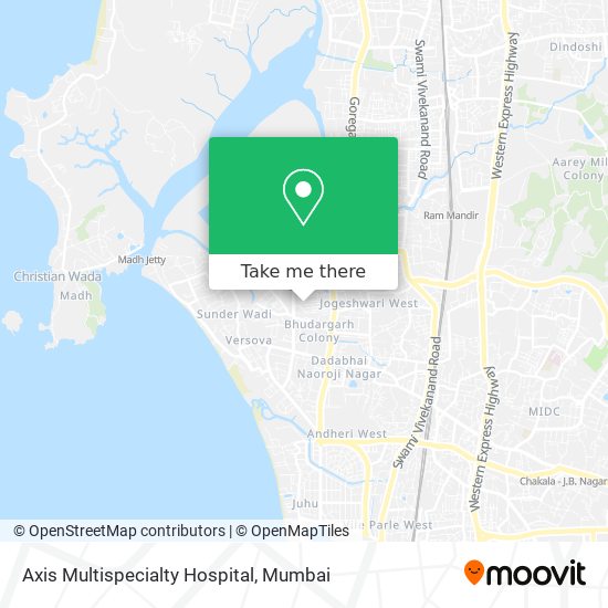 Axis Multispecialty Hospital map