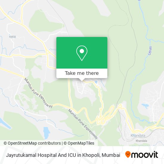 Jayrutukamal Hospital And ICU in Khopoli map