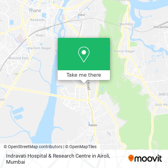 Indravati Hospital & Research Centre in Airoli map