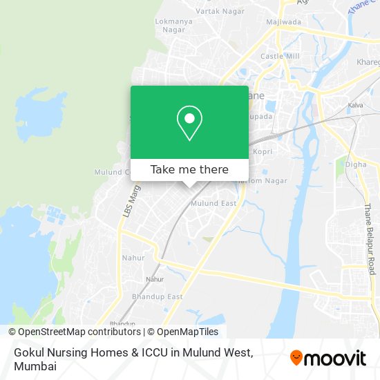 Gokul Nursing Homes & ICCU in Mulund West map