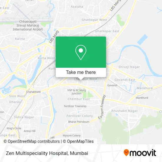 Zen Multispeciality Hospital map