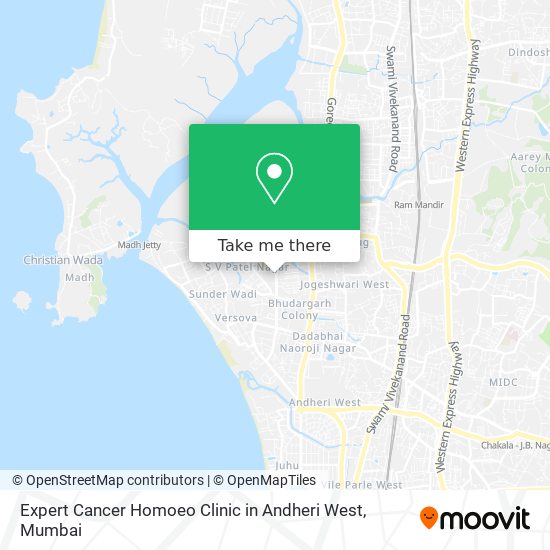 Expert Cancer Homoeo Clinic in Andheri West map