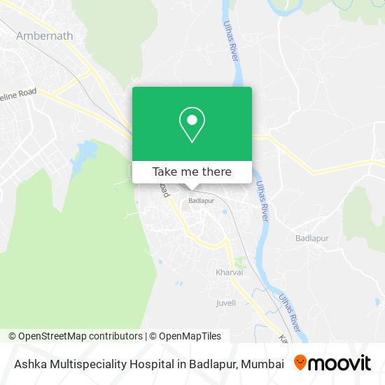 Ashka Multispeciality Hospital in Badlapur map