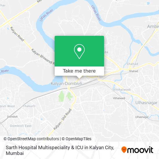 Sarth Hospital Multispeciality & ICU in Kalyan City map