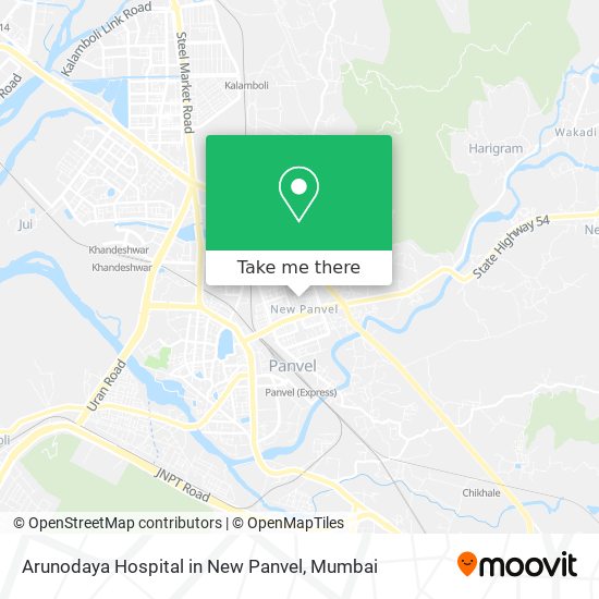 Arunodaya Hospital in New Panvel map