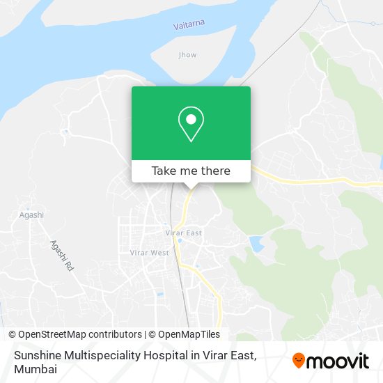 Sunshine Multispeciality Hospital in Virar East map