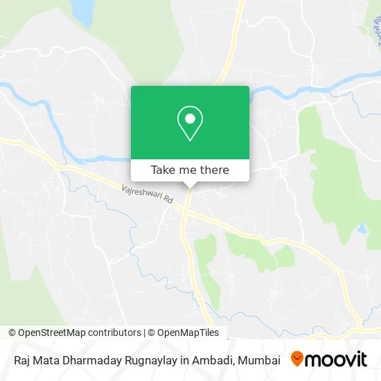 Raj Mata Dharmaday Rugnaylay in Ambadi map