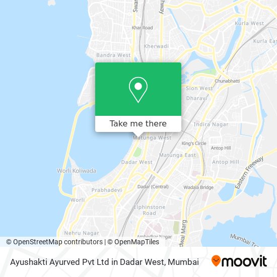Ayushakti Ayurved Pvt Ltd in Dadar West map