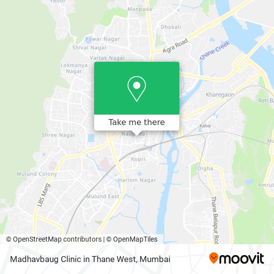 Madhavbaug Clinic in Thane West map