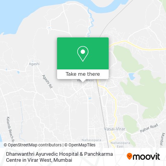 Dhanwanthri Ayurvedic Hospital & Panchkarma Centre in Virar West map