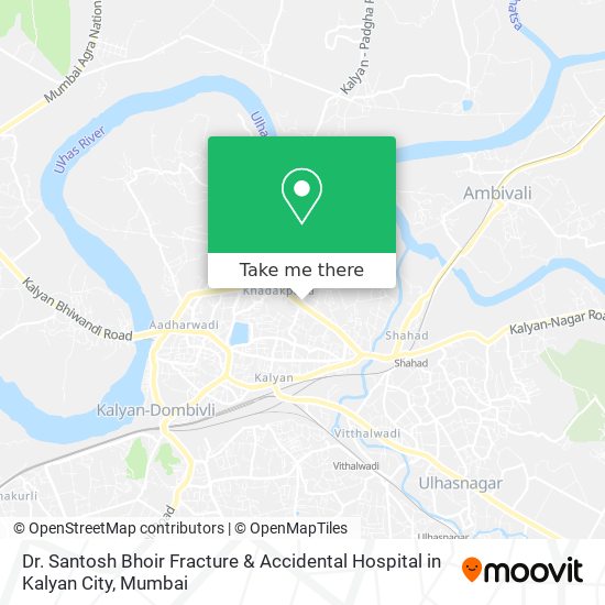 Dr. Santosh Bhoir Fracture & Accidental Hospital in Kalyan City map