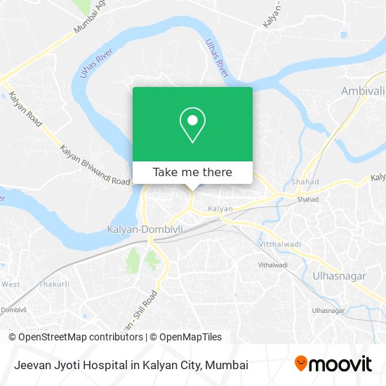 Jeevan Jyoti Hospital in Kalyan City map