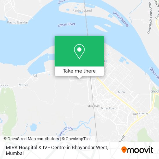 MIRA Hospital & IVF Centre in Bhayandar West map