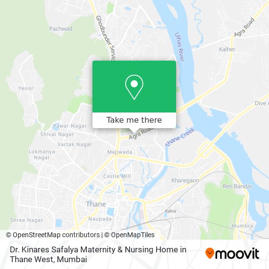 Dr. Kinares Safalya Maternity & Nursing Home in Thane West map
