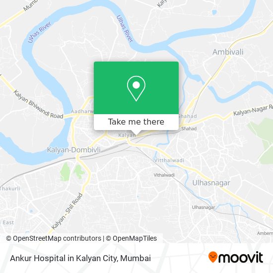 Ankur Hospital in Kalyan City map