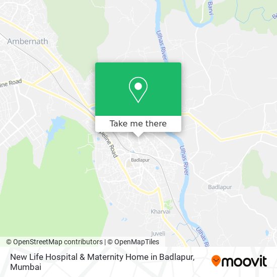 New Life Hospital & Maternity Home in Badlapur map