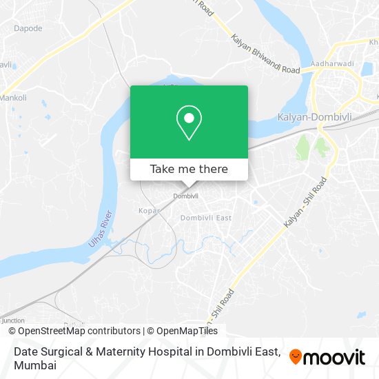 Date Surgical & Maternity Hospital in Dombivli East map