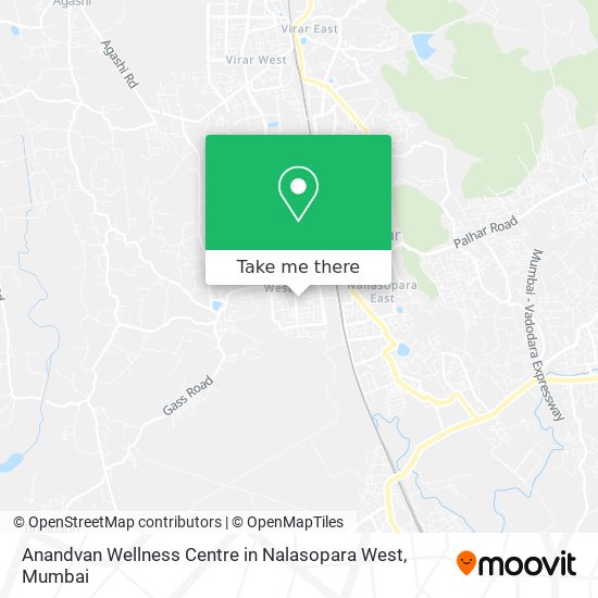 Anandvan Wellness Centre in Nalasopara West map