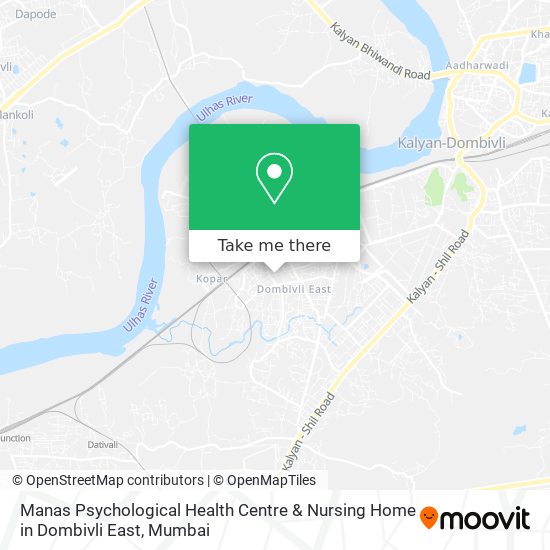 Manas Psychological Health Centre & Nursing Home in Dombivli East map