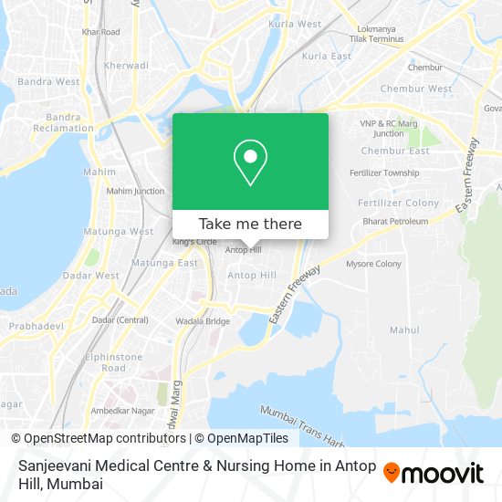 Sanjeevani Medical Centre & Nursing Home in Antop Hill map