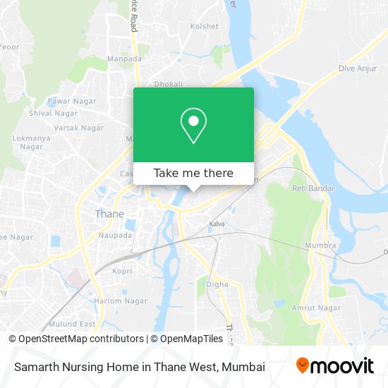 Samarth Nursing Home in Thane West map